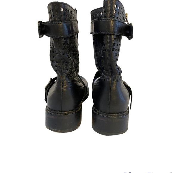 All Saints black motto boots - Picture 3 of 6